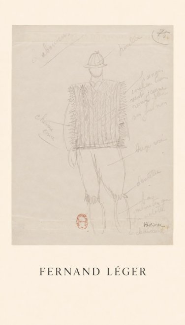 Fernand Léger Costume Study for a Male Figure No1 - Juliste