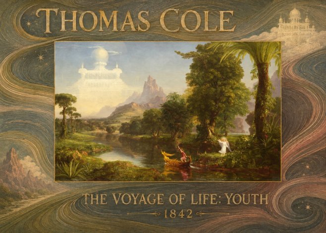 Thomas Cole The Voyage of Life: Youth III No4 - Juliste