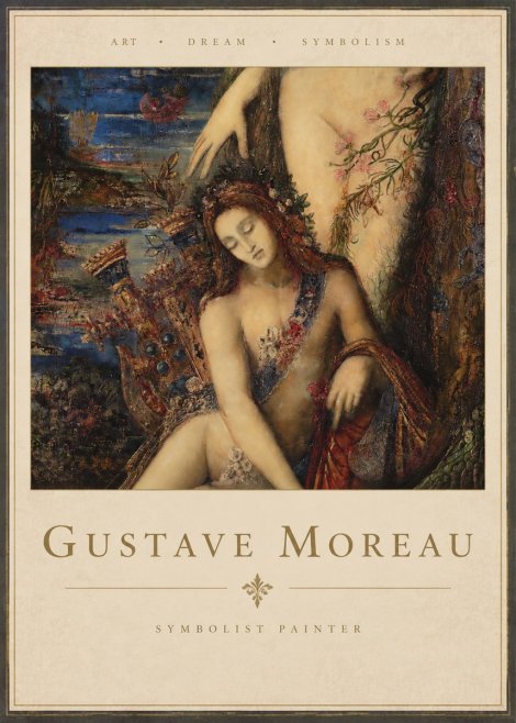 Gustave Moreau Symbolist Painting No3 - Juliste