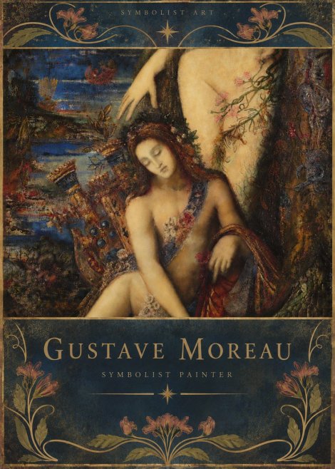 Gustave Moreau Symbolist Painting No6 - Juliste