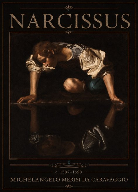 Michelangelo Merisi da Caravaggio Narcissus II No6 - Juliste