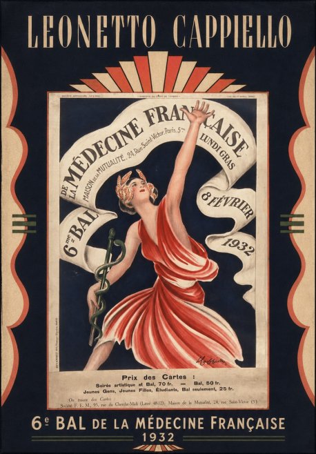 Leonetto Cappiello 6E Bal De La Médecine Française - 1932 No6 - Juliste