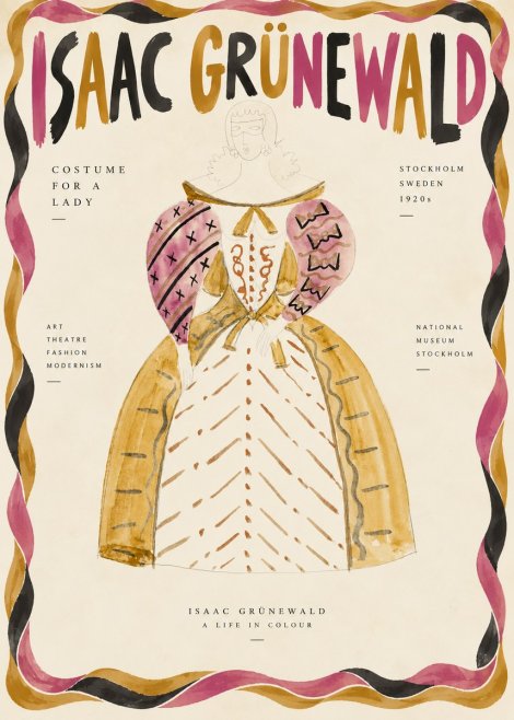 Isaac Grünewald Costume Design XII No5 - Juliste