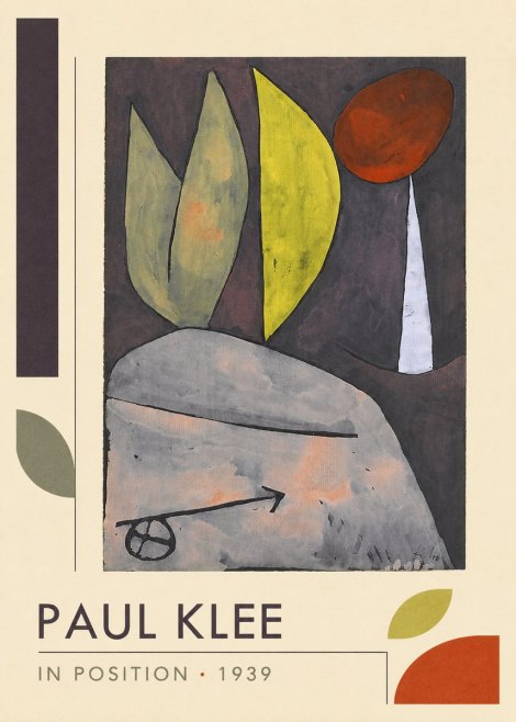 Paul Klee In Position No1 - Juliste