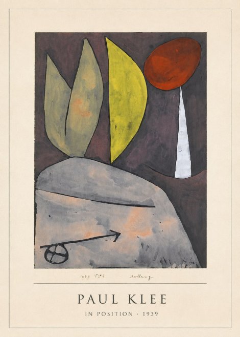Paul Klee In Position No3 - Juliste