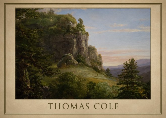 Thomas Cole Landscape, the Old Mill No1 - Juliste