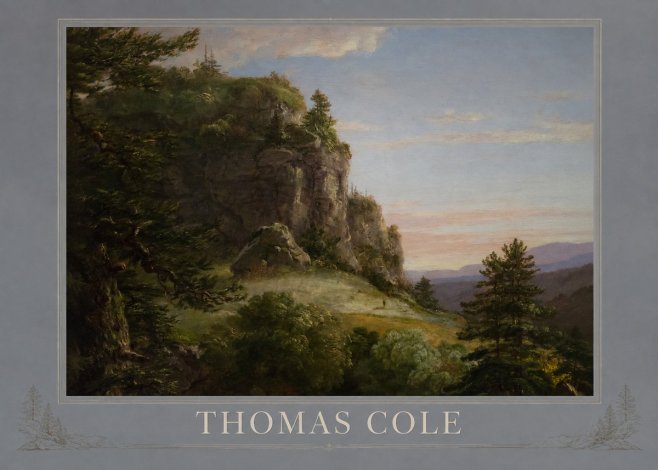 Thomas Cole Landscape, the Old Mill No2 - Juliste