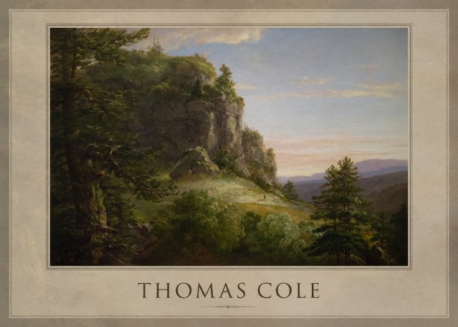 Thomas Cole Landscape, the Old Mill No4 - Juliste