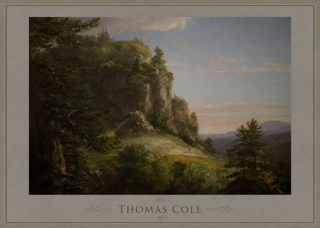 Thomas Cole Landscape, the Old Mill No6 - Juliste