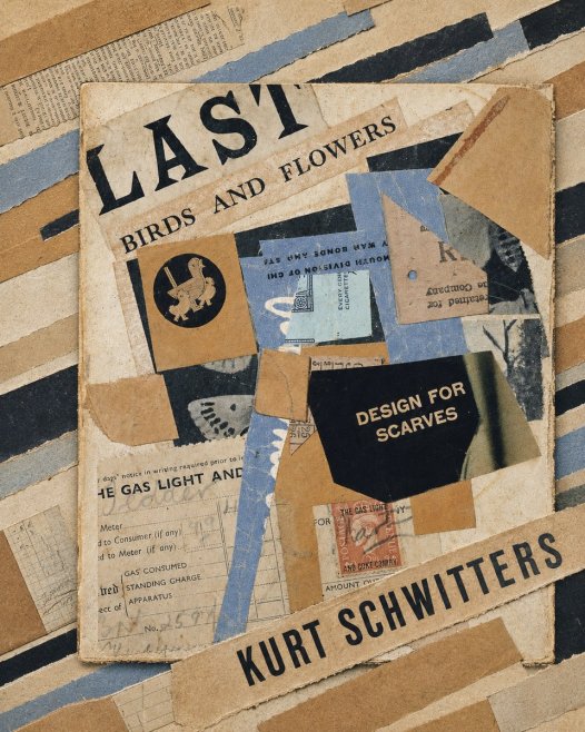Kurt Schwitters Last Birds and Flowers No6 - Juliste