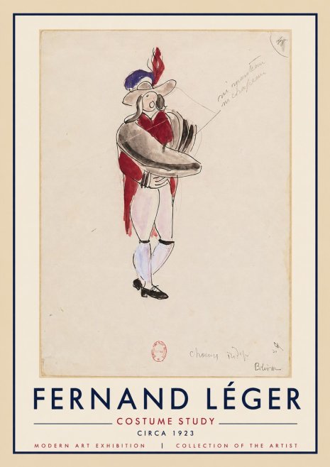 Fernand Léger Costume Study I No4 - Juliste