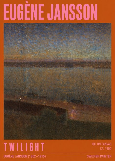 Eugène Jansson Twilight No2 - Juliste