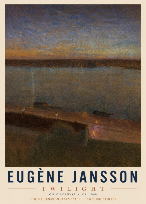 Eugène Jansson Twilight No4 - Juliste