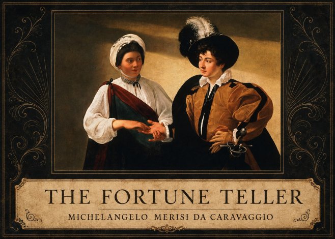 Michelangelo Merisi da Caravaggio The Fortune Teller III No2 - Juliste