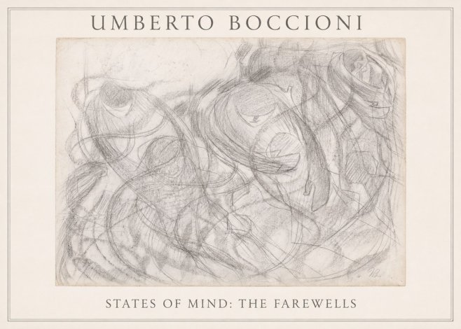 Umberto Boccioni States of Mind: the Farewells No3 - Juliste