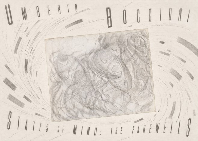 Umberto Boccioni States of Mind: the Farewells No5 - Juliste