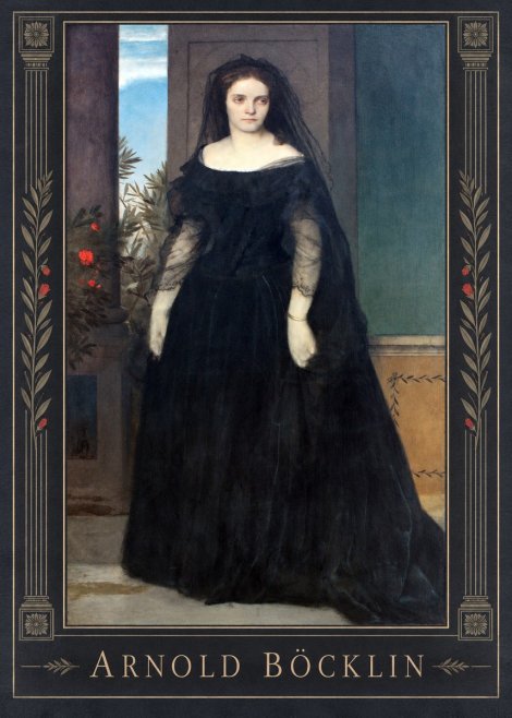 Arnold Böcklin Portrait of Mrs. Böcklin No1 - Juliste