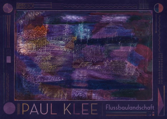 Paul Klee Flussbaulandschaft No1 - Juliste