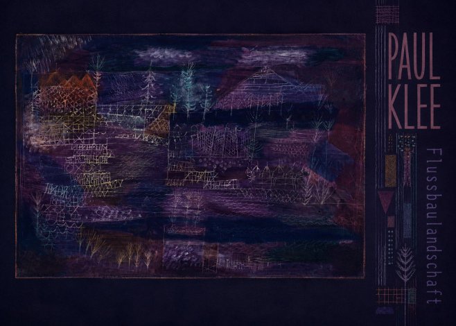 Paul Klee Flussbaulandschaft No3 - Juliste