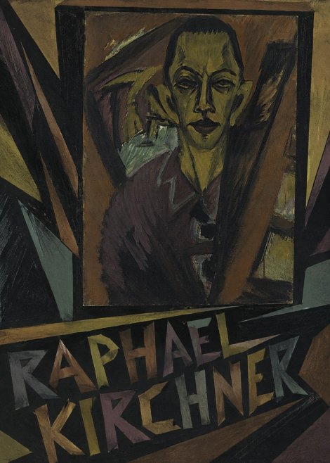 Raphael Kirchner Self-portrait No4 - Juliste