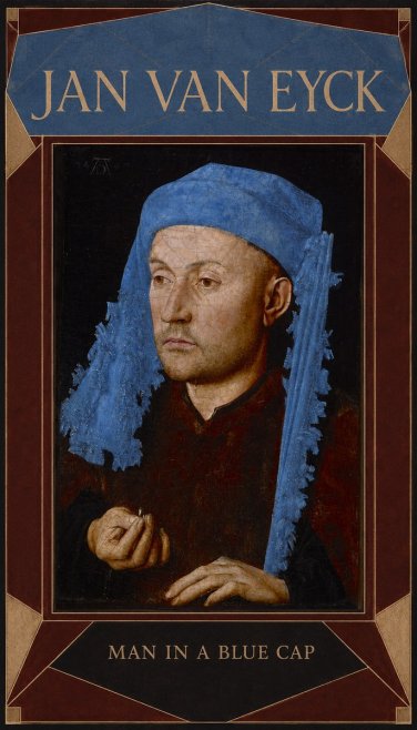 Jan van Eyck Man in a Blue Cap I No6 - Juliste