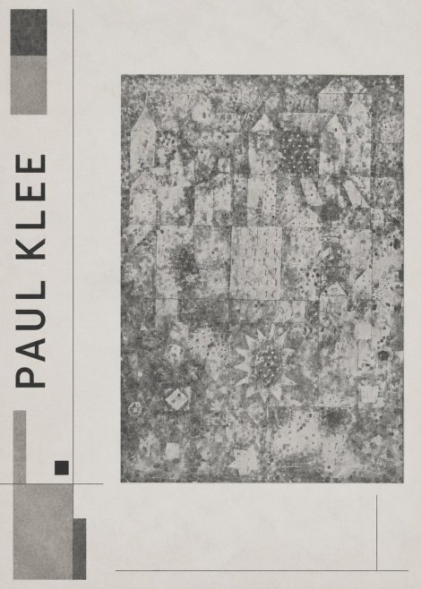 Paul Klee Town and Country No2 - Juliste