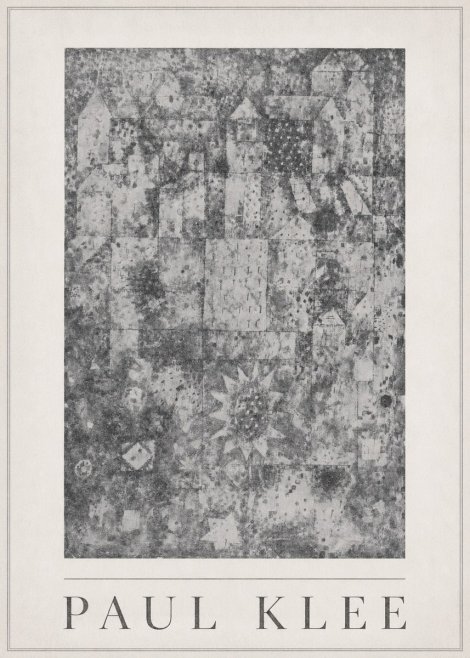 Paul Klee Town and Country No5 - Juliste