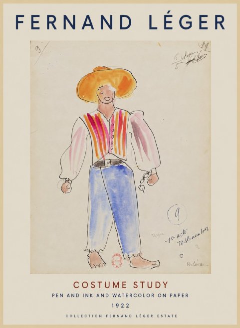 Fernand Léger Costume Study II No1 - Juliste