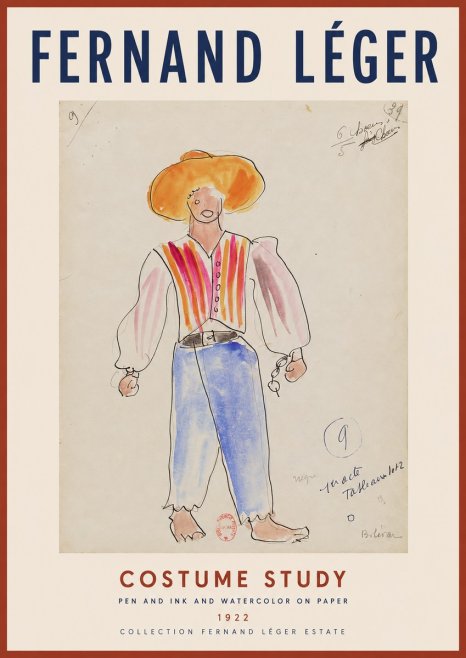 Fernand Léger Costume Study II No2 - Juliste