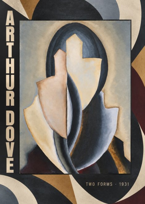 Arthur Dove Two Forms No5 - Juliste