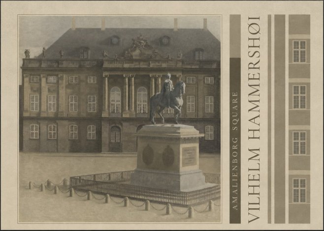 Vilhelm Hammershøi Amalienborg Square II No2 - Juliste