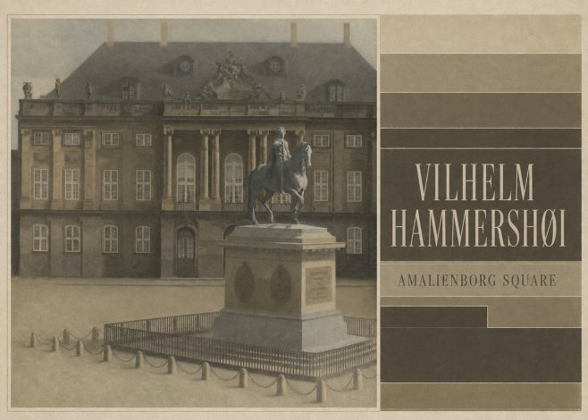 Vilhelm Hammershøi Amalienborg Square II No4 - Juliste