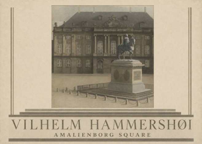 Vilhelm Hammershøi Amalienborg Square II No5 - Juliste