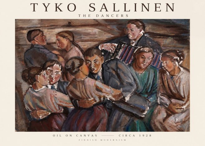 Tyko Sallinen The Dancers No1 - Juliste