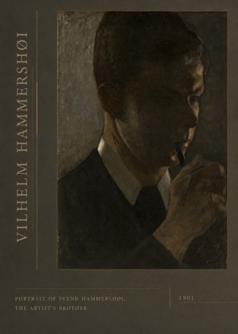Vilhelm Hammershøi Portrait of Svend Hammershøi, the Artist's Brother No2 - Juliste