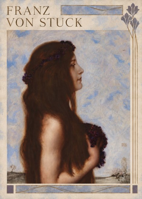 Franz von Stuck Frühlingsreigen No6 - Juliste