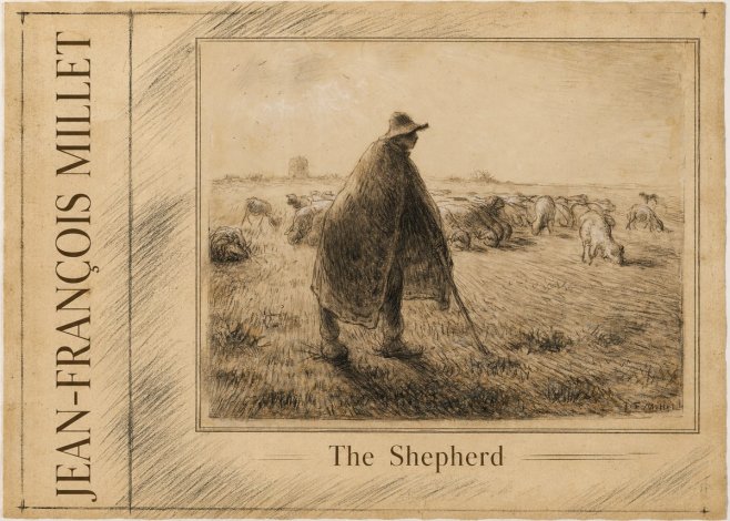 Jean-François Millet The Shepherd No2 - Juliste