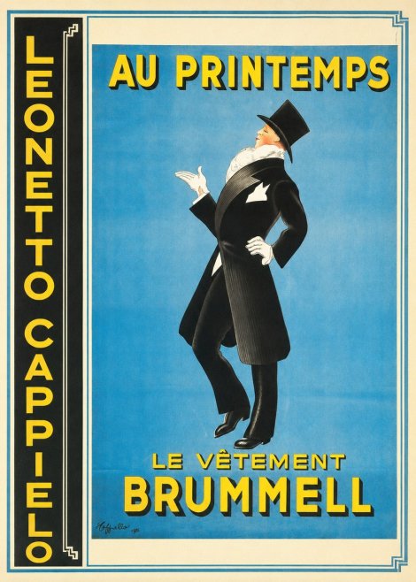 Leonetto Cappiello Au Printemps Le Vêtement Brummell No4 - Juliste