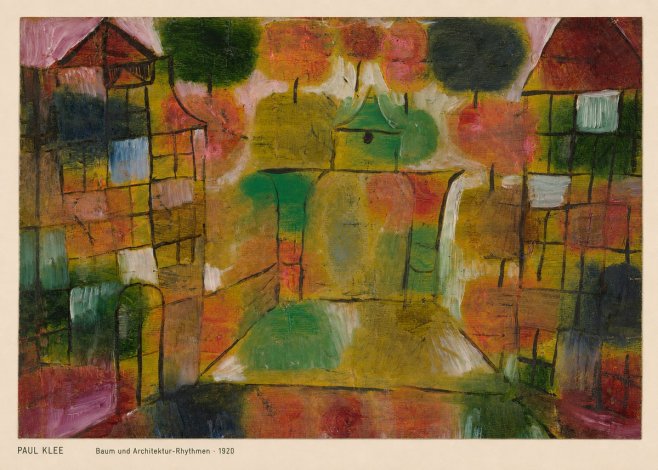 Paul Klee Baum Und Architektur-rhythmen No4 - Juliste