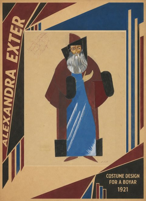 Alexandra Exter Costume Design for a Boyar No4 - Juliste