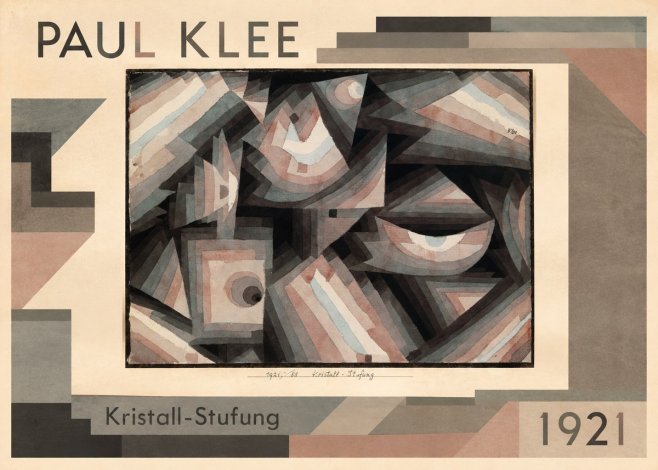 Paul Klee Kristall-stufung I No1 - Juliste