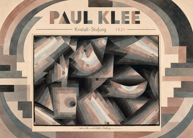 Paul Klee Kristall-stufung I No6 - Juliste