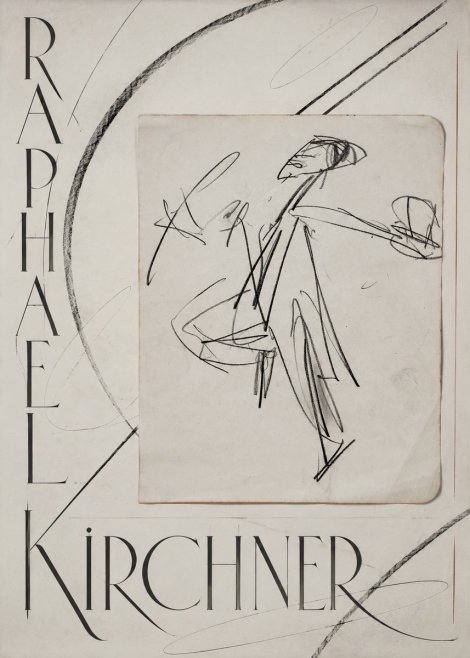 Raphael Kirchner Dynamic Dancer Sketch No5 - Juliste