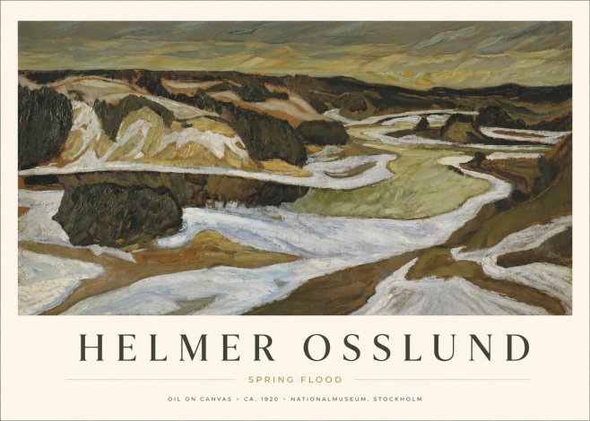 Helmer Osslund Spring Flood No1 - Juliste