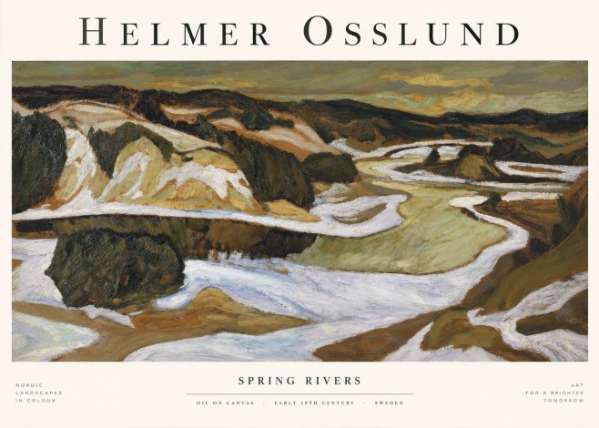 Helmer Osslund Spring Flood No2 - Juliste