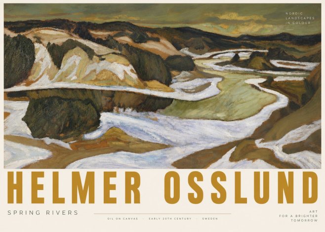 Helmer Osslund Spring Flood No6 - Juliste
