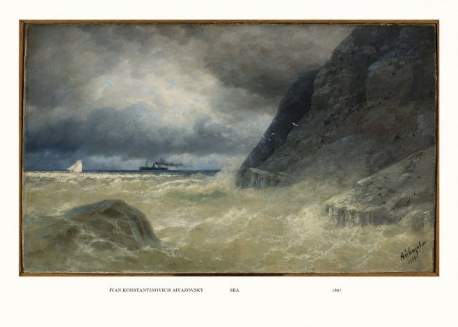 Ivan Konstantinovich Aivazovsky Sea No5 - Juliste
