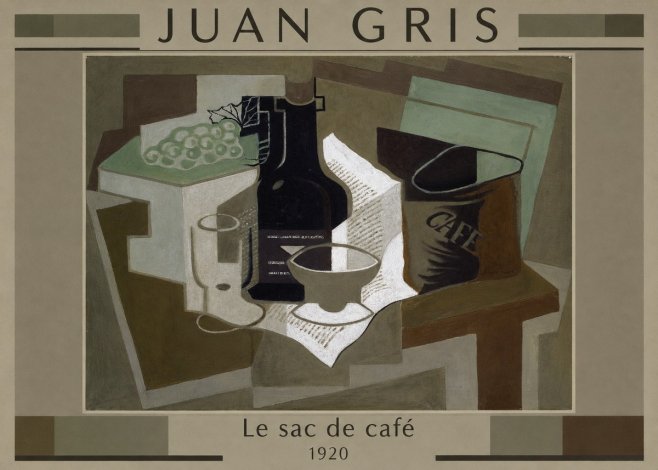 Juan Gris Le Sac De Café No1 - Juliste