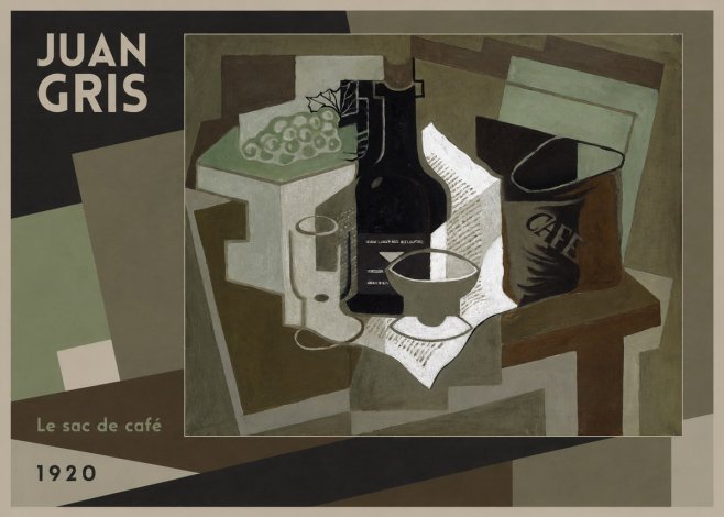 Juan Gris Le Sac De Café No2 - Juliste
