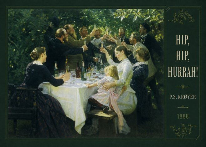 P.S. Krøyer Hip, Hip, Hurrah! No2 - Juliste